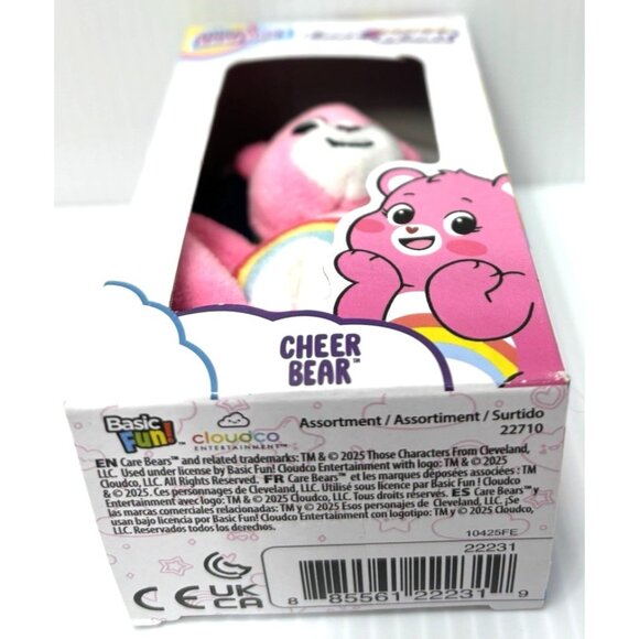 Care Bears Micro Plush Cheer Bear Mini Stuffed Toy Collectible 4" Cute Gift NEW - Picture 6 of 7